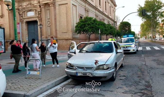 En pleno confinamiento, detienen un coche en Nervión con ocho pasajeros