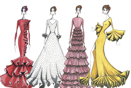 trajes de flamenca