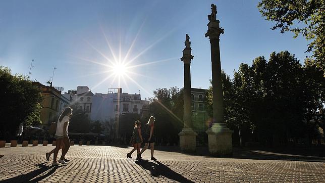 El calor repunta en Sevilla antes de suavizarse de cara al fin de semana