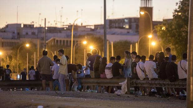 La botellona en Sevilla en tiempos del coronavirus