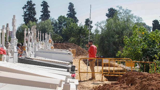 Encuentran una fosa clandestina con decenas de cuerpos en el cementerio de Sevilla