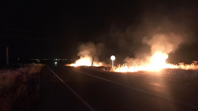 Detenido un presunto pirómano por provocar hasta tres incendios en Alcalá del Río