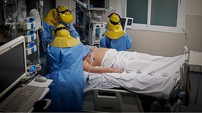 Los hospitalizados por coronavirus en Andalucía se acercan a los 600