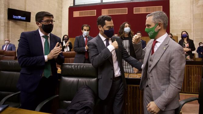 El Parlamento aprueba el mayor presupuesto andaluz de la historia