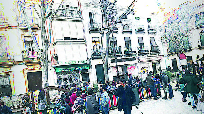 Tontucios en la Plaza de la Alfalfa, Carlos Navarro Antolín