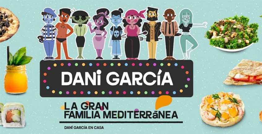 El cocinero Dani García llega en Sevilla con su restaurante de comida sólo a domicilio La Gran Familia Mediterránea