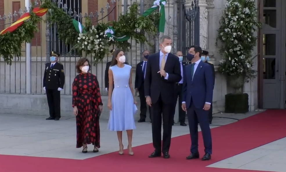 El Rey recibe la Medalla de Honor de Andalucía «como un abrazo de todos los andaluces»