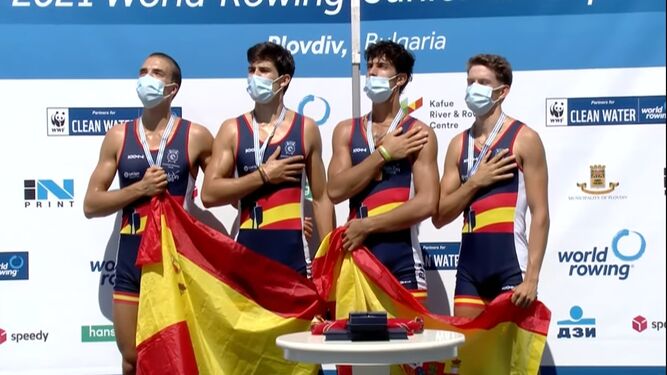 Tres sevillanos, campeones del mundo júnior