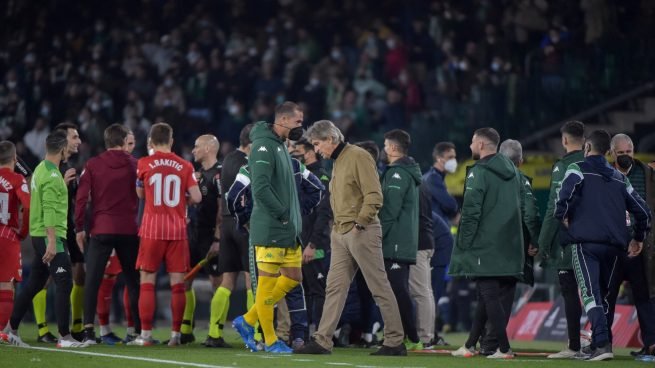 Suspendido el Betis-Sevilla por la lamentable agresión a Jordán