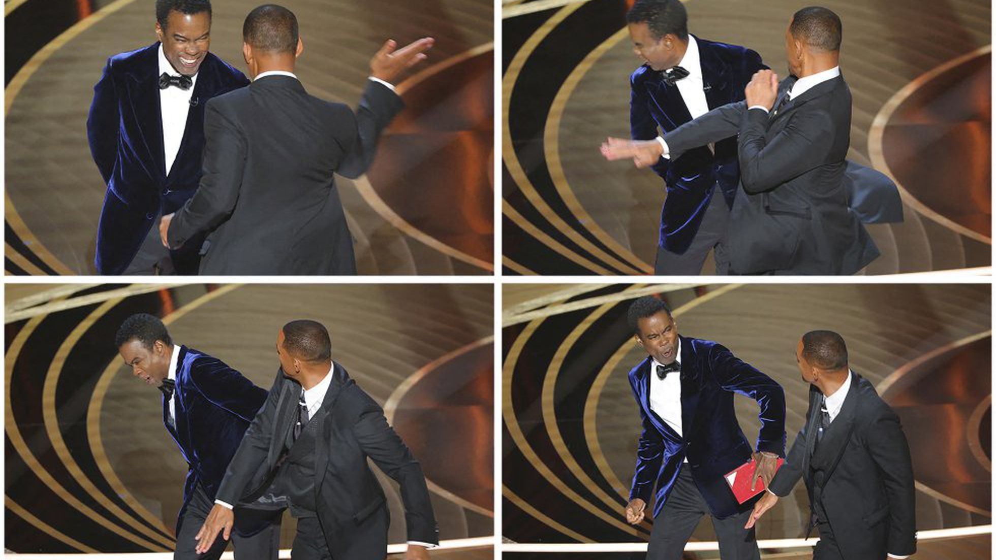 Will Smith pega a Chris Rock en la gala de los Oscar 2022: “Mantén el nombre de mi mujer fuera de tu puta boca”